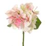 Künstliche Hortensie CHIDORI, creme-pink-grün, 30cm, Ø13cm