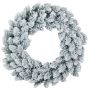 Künstlicher Tannenkranz KIRUNA, beschneit, Ø50cm
