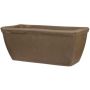 Pflanzkasten MUKIL aus Terrakotta, outdoor, braun, 51x19x19cm