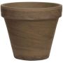Terrakotta Pflanztopf ARVION mit Maserung, outdoor, braun, 10cm, Ø11cm