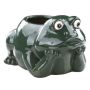 Pflanztopf Frosch BYKAN, Keramik, outdoor, dunkelgrün, 31x22x19cm