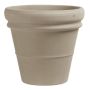 Terrakotta Blumentopf BRYNEX mit Doppelrand, outdoor, beige, 42cm, Ø45cm