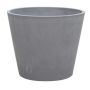 Blumentopf SUAVIA aus Holzbeton, outdoor, grau, 40,5cm, Ø50cm