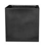 Fiberstone Pflanztopf VELDORA, 3 Stück, outdoor, schwarz, 20x20x20cm, 30x30x30cm, 40x40x40cm