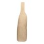 Dekoflasche PHILLIPA aus Terrakotta, mit Maserung, taupe, 21,3x14x78,5cm