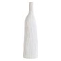 Dekoflasche PHILLIPA aus Terrakotta, mit Maserung, weiß, 21,3x14x78,5cm