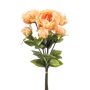 Kunstblumenstrauß Pfingstrosen Bund VATANA, pfirsich, 50cm