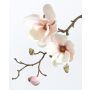 Kunstblume Magnolie MALBINE, weiß-rosa, 50cm, Ø7-10cm