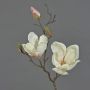 Kunstblume Magnolie MALBINE, weiß-rosa, 50cm, Ø7-10cm