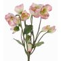 Deko Christrose HALLA zum Stecken, rosa, 30cm, Ø7cm