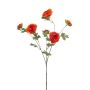 Kunst Ranunkel DAVELLA, orange, 80cm