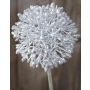 Unechter Allium HELLA, Glitzer, silber, 45cm, Ø8cm