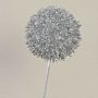 Unechter Allium HELLA, Glitzer, silber, 75cm, Ø11cm