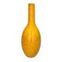 Dekoflasche JEANNETTE mit Sprenkeln, Keramik, gelb, 54cm, Ø19cm
