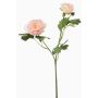 Kunstzweig Ranunkel FLORANCE, rosa-lachs, 45cm