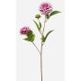 Künstlicher Zweig Dahlie CEVAST, lila-creme, 70cm, Ø7-8cm