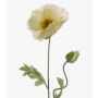 Mohnblume künstlich LISSIE, creme, 70cm, Ø12cm