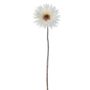 Künstliche Blume Gerbera HAROKI mit Glitzer, weiß, 60cm