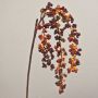 Künstlicher Holunderbeeren Zweig SWANTJE, Früchte, burgunderrot-orange, 40cm
