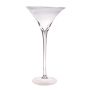 XXL Martiniglas SACHA AIR auf Standfuß, transparent, 50cm, Ø25cm