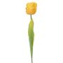 Kunstblume Papageientulpe LUNETTA, gelb, 65cm