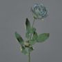 Künstliche Rose FREIDA, Eco Collection, grau-hellblau, 65cm, Ø7cm