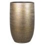 Keramikvase AGAPE mit Maserung, gold, 50cm, Ø32cm