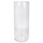 Glas Vase Zylinder SANYA OCEAN, klar, 50cm, Ø19cm