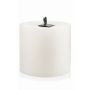 Outdoor Kerze IYETTE, elfenbein, 30cm, Ø24cm, 250h - Made in Germany