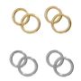 Wachsornament Ringe ELDORA, gold, 1,9x2,9cm