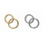 Wachsornament Ringe ELDORA, silber, 1,9x2,9cm