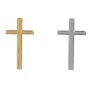 Wachsornament Kreuz ELDORA, gold, 4x2,2cm