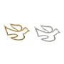 Wachsornament Taube RIKONA, gold, 2,5x4cm