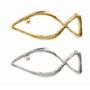 Wachsornament Fisch MINAKO, gold, 1x3,8cm