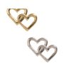 Wachsornament Herz Duo KLAEO, silber, 2x2,5cm