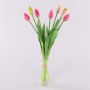 Kunst Tulpenstrauß LONA, rosa-grün, 45cm, Ø20cm