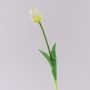 Kunsttulpe LONA, weiß-grün, 45cm, Ø4cm