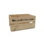Weinkiste GRETA, natur, 45x32x24cm
