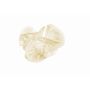 Kerzentropfschutz FLORIANA aus Satin, creme, 10cm, Ø5cm