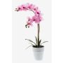 Künstliche Phalaenopsis Orchidee CANDIDA im Keramiktopf, rosa, 65cm