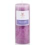 Rustik Duftkerze ASTRID, Lovely Lavender, violett, 13cm, Ø6,8cm, 60h