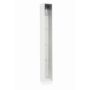 Kerzen Verpackung AZORA mit PVC Einsatz, passend für Kerzen 41,5cm, Ø3cm, weiß