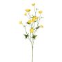 Kunst Butterblume NORA, gelb, 70cm, Ø3-3,5cm