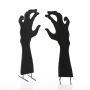 Halloween Dekofigur Silhouette Hände SPOOKY HANDS, schwarz, 40cm