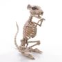 Halloween Tier Skelett Ratte PUSCHEL, biegbar, 32x10x16cm