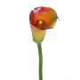 Textilblume Calla CHIDORA, orange-rot, 55cm, 4,5x5,5cm
