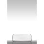 Glas Schale MIRJA, transparent, 30x20x10cm