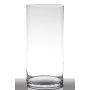Glas Vase Zylinder SANYA EARTH, klar, 40cm, Ø19cm
