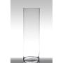 Glas Boden Vase Zylinder SANYA EARTH, klar, 60cm, Ø19cm