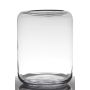 Glas Vase EIKE, transparent, 30cm, Ø23cm